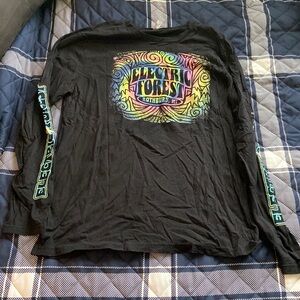 XL Electric Forest black long-sleeve shirt